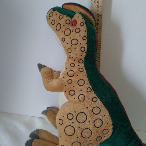 Carlisle co. Plush dinosaur stuffed animal toy green, beige multi color - Picture 9 of 9